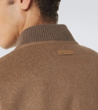 Lardini Virgin wool bomber jacket
