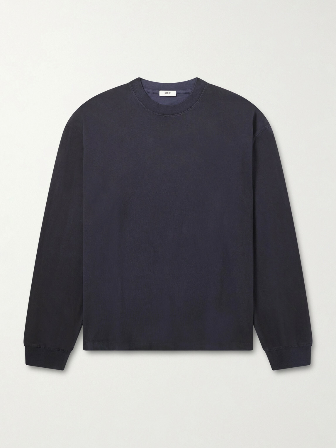 AGOLDE - Asha Cotton-Jersey T-Shirt - Blue