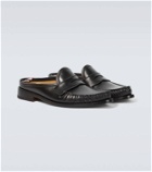 Thom Browne Leather penny loafer mules