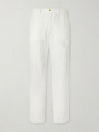 Polo Ralph Lauren - Straight-Leg Cotton and Linen Blend Woven Trousers - White