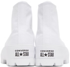 Converse White Chuck Taylor All Star Lugged High Sneakers