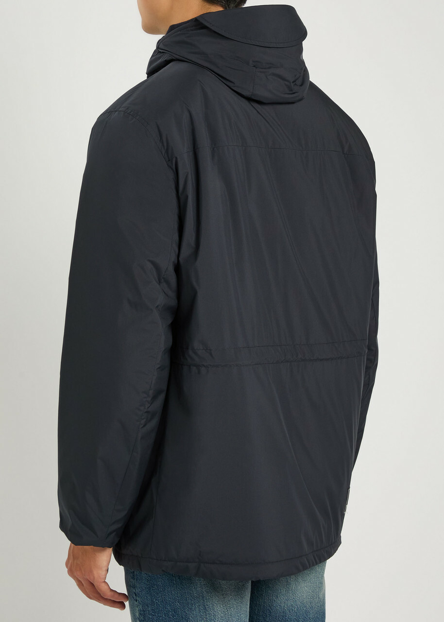 Emporio Armani Travel Hooded Nylon Jacket Navy