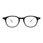 Dita Black and Silver Ash Glasses