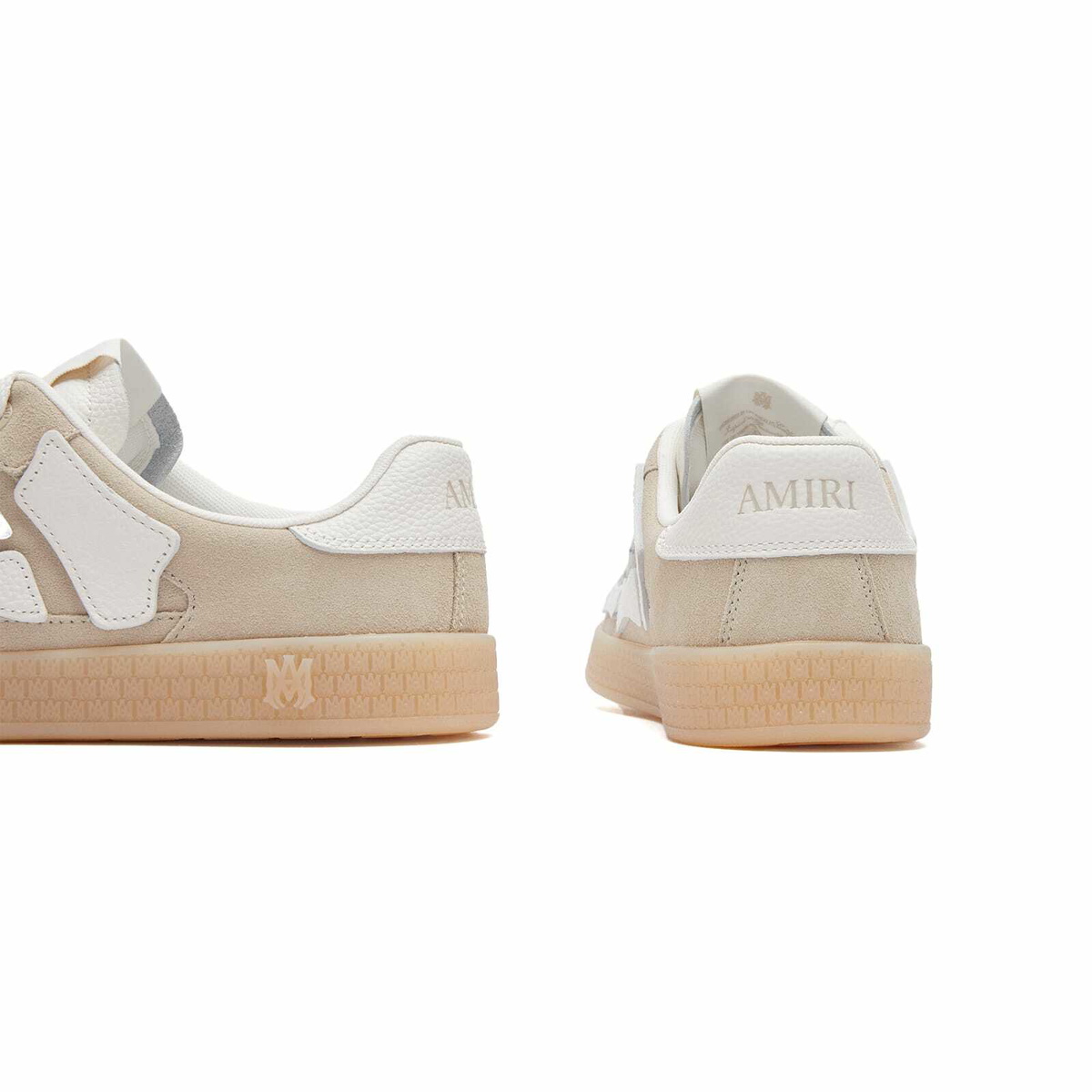 AMIRI Pacific スエード&レザー スニーカー 人気 SUEDE PACIFIC - Black | AMIRI