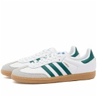 Adidas SAMBA OG Sneakers in White/Collegiate Green/Gum
