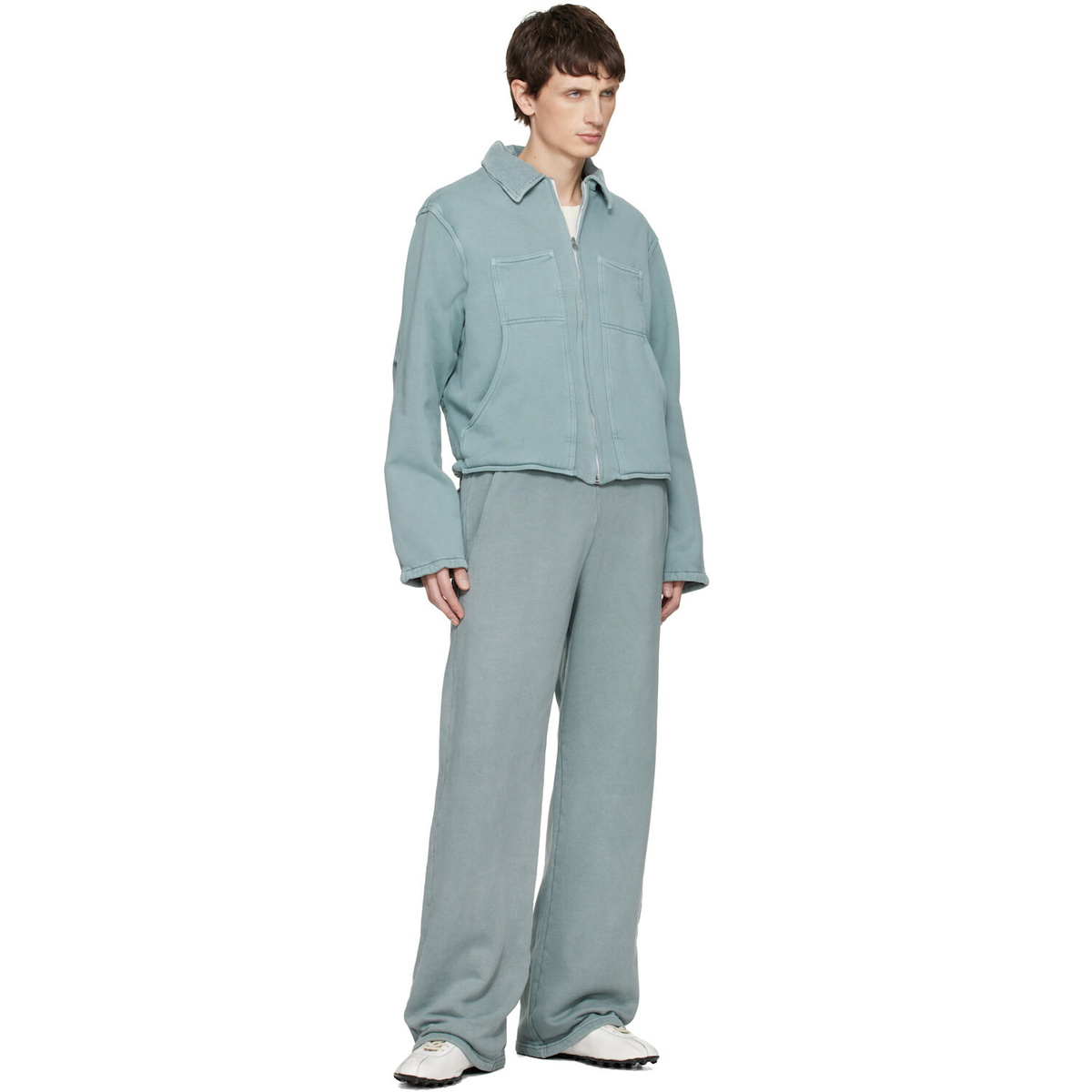 Les Tien Blue Heavyweight Utility Jacket