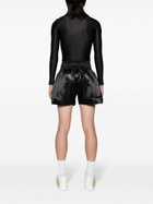 Reebok LTD Black Vector-Print Scoop-Neck Bodysuit