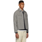 AMI Alexandre Mattiussi Black and White Check Jacket