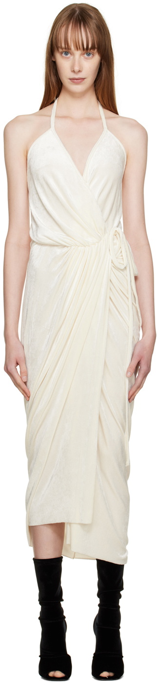 Rick Owens Lilies Off-White Vered Midi Dress Rick Owens Lilies