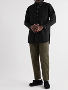 Engineered Garments - Oversized Button-Down Collar Cotton-Poplin Shirt - Black