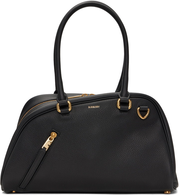Photo: Burberry Black Small Shield Twin Bowling Bag