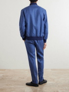 Paul Smith - Linen Bomber Jacket - Blue