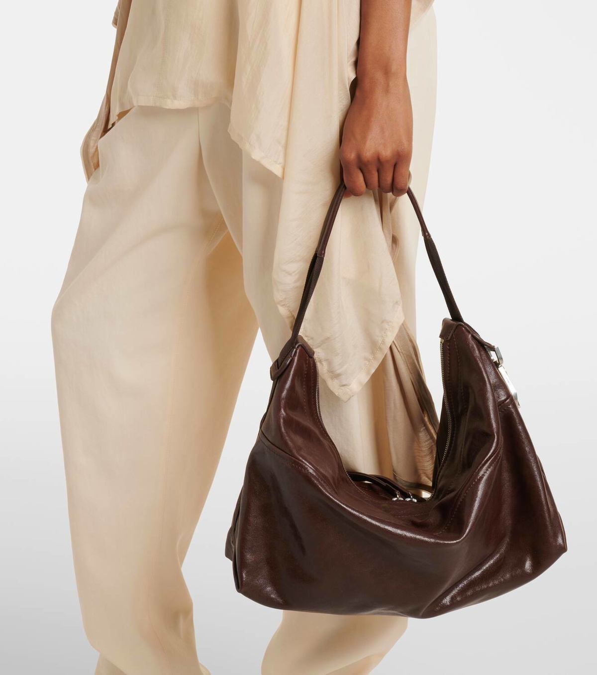 Lemaire Berlingot leather shoulder bag Lemaire