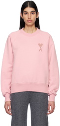 AMI Paris Pink Ami De Coeur Sweatshirt