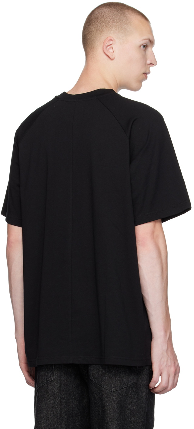 HELIOT EMIL Black Xylem T-Shirt Heliot Emil