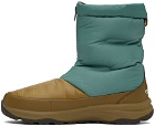 UNDERCOVER Green & Beige The North Face Edition Soukuu Nuptse Boots