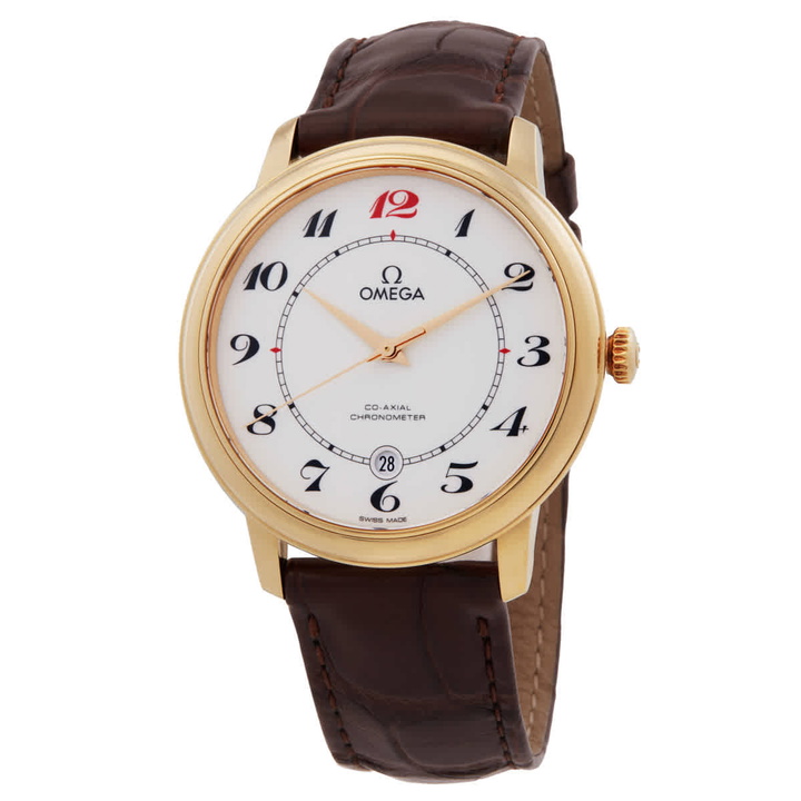 Photo: Omega De Ville Prestige Automatic Chronometer White Dial Mens Watch 424.53.40.20.04.005