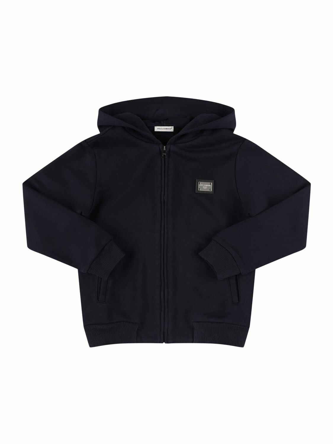 パーカー・フーディ Dolce & Gabbana Black Cotton Sweatshirt Dolce & Gabbana Black Cotton Sweatshirt (Dolce & Gabbana