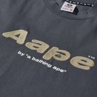 AAPE Men's Gradient Fade T-Shirt in Grey