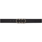 Salvatore Ferragamo Reversible Black and Brown Gancini Belt