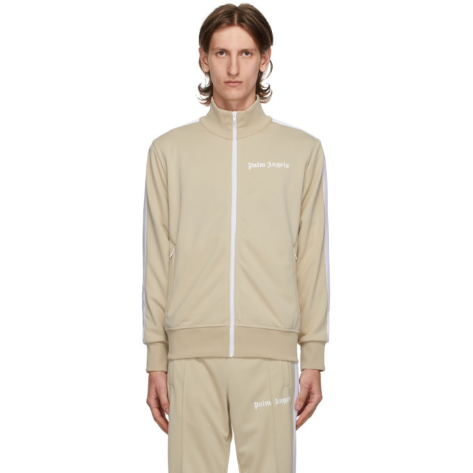 Photo: Palm Angels Beige Classic Track Jacket