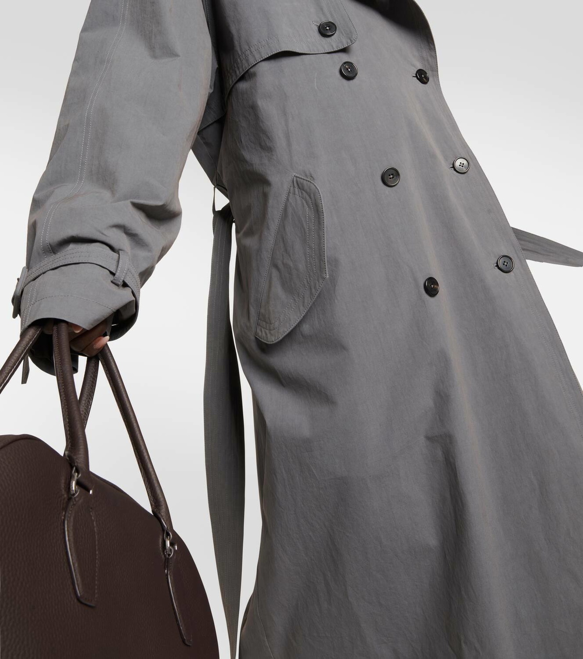 The Row Oversized cotton trench coat The Row