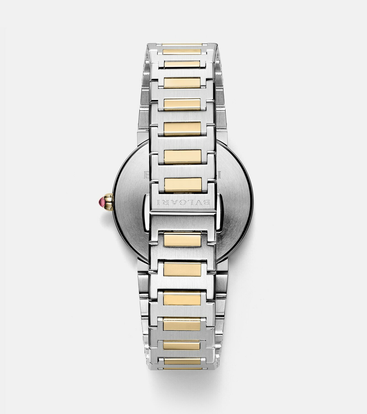 Bvlgari Bvlgari Bvlgari 18kt gold and steel watch with diamonds