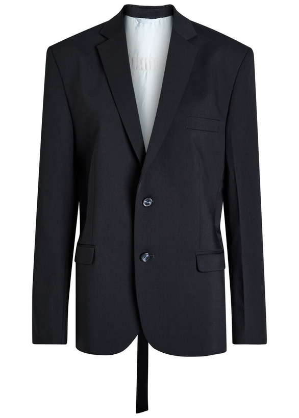 Photo: Bettter Ellis Panelled Wool-blend Blazer Navy