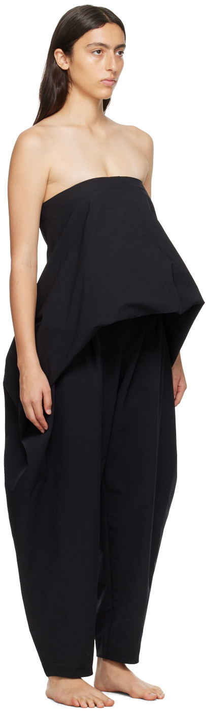 ISSEY MIYAKE Black Canopy Trousers