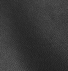 William & Son - Bruton Textured-Leather Pouch - Black