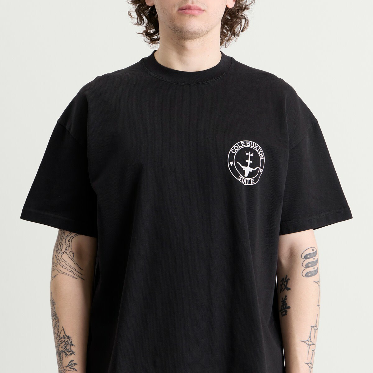 Cole Buxton Men's State T-Shirt in Vintage Black