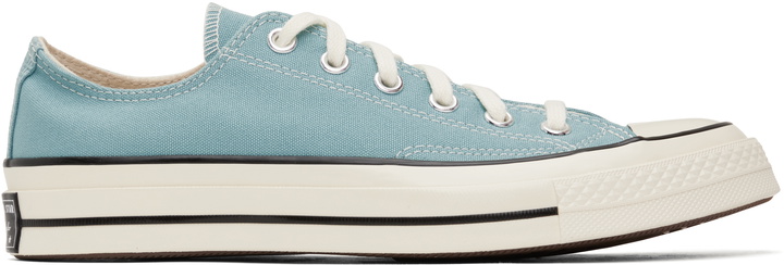 Photo: Converse Blue Chuck 70 Low Top Sneakers