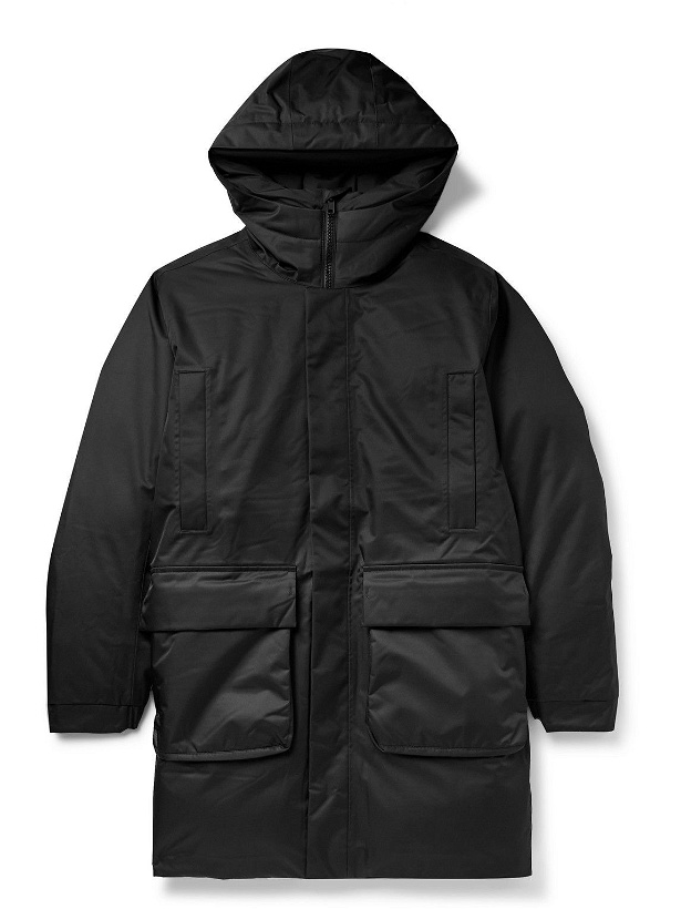 Photo: NN07 - Palle Recycled Shell Hooded Down Parka - Black