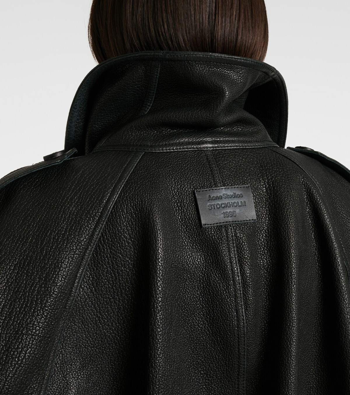 Acne Studios Double-breasted leather jacket