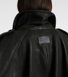 Acne Studios Double-breasted leather jacket
