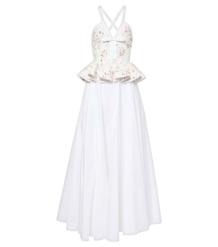 Photo: Giambattista Valli Ruffled floral lace gown