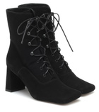 By Far - Claude lace-up suede ankle boots