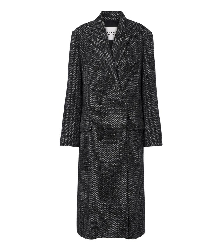 Photo: Marant Etoile Pilda herringbone double-breasted coat