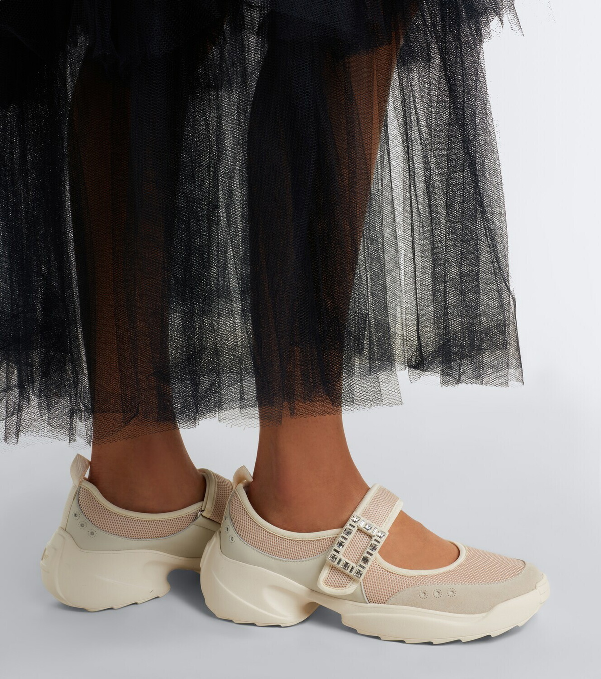 Roger Vivier Viv On The Run embellished sneakers