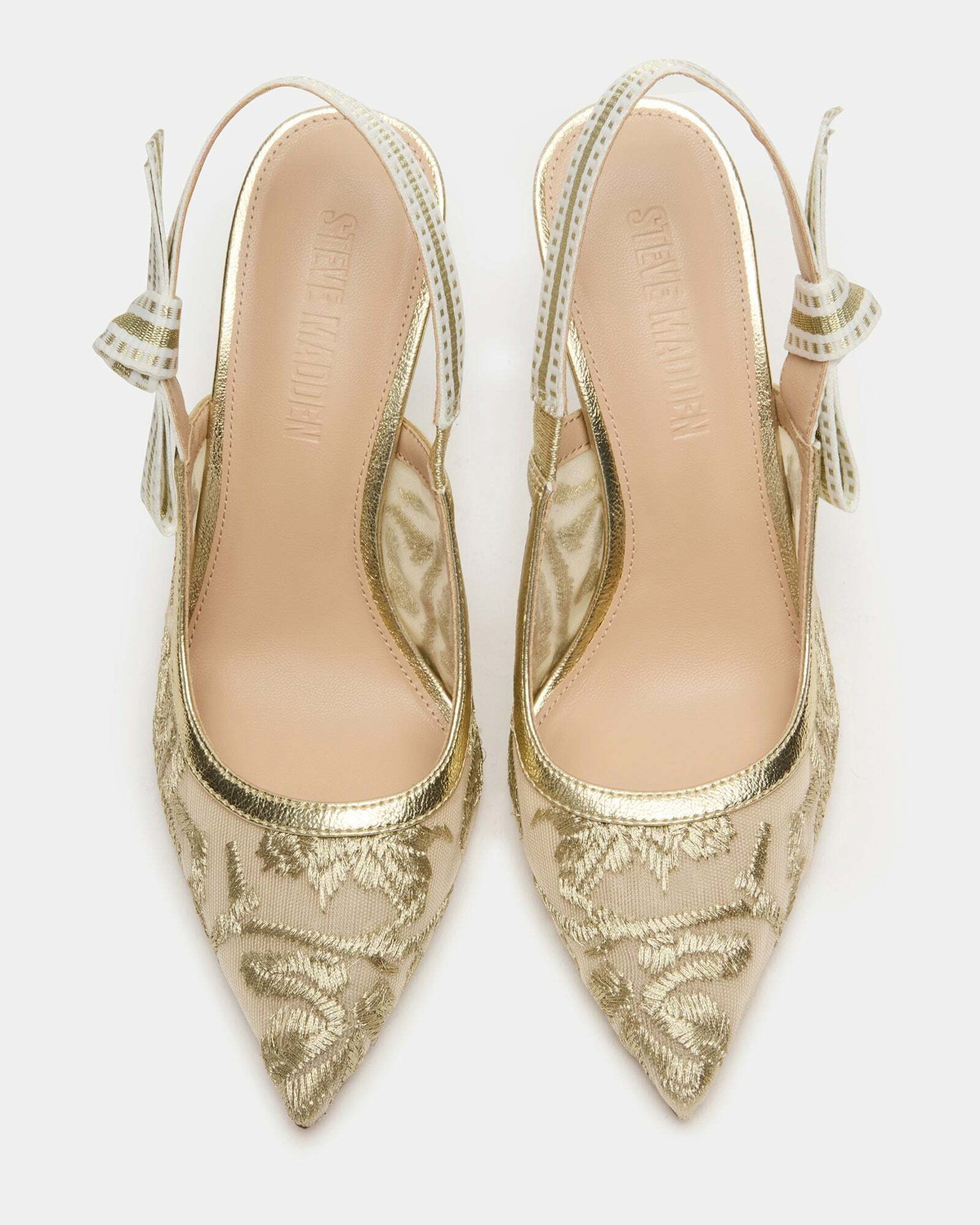 Steve Madden Bri Heels in Gold