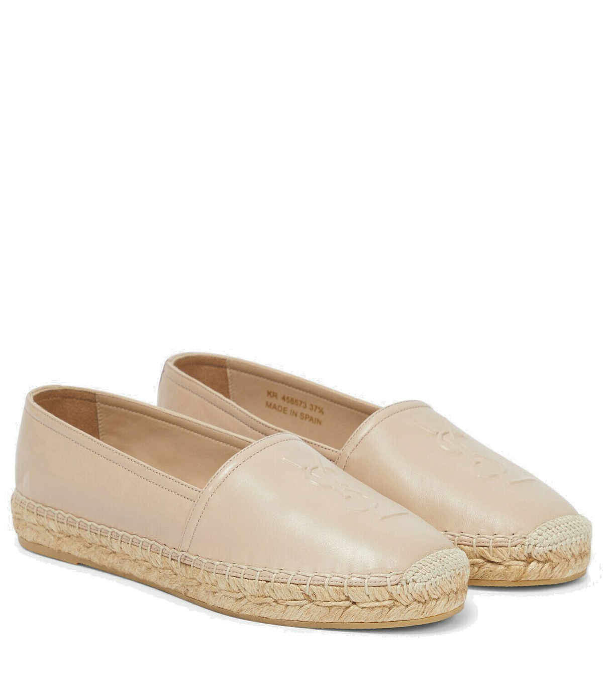 Saint Laurent Monogram leather espadrilles Saint Laurent