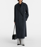 Vince Double-breasted wool-blend coat