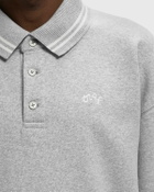 ØLÅF TIPPING DETAIL OVERSIZED POLO Grey Men