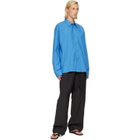 Studio Nicholson Black Calvo Belted Trousers