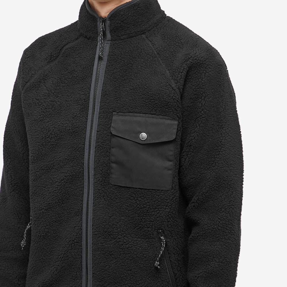 Fjällräven Men's Vardag Pile Fleece Jacket in Black Fjällräven