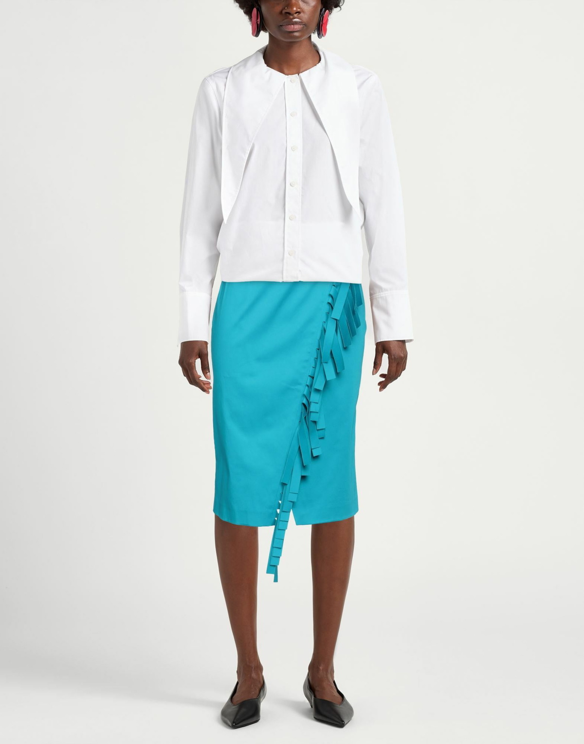 Jijil Womens Midi skirt Azure