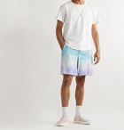 AMIRI - Tie-Dyed Loopback Jersey Drawstring Shorts - Multi