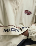 Martine Rose HOCKEY PULLOVER White Mens Half-Zip