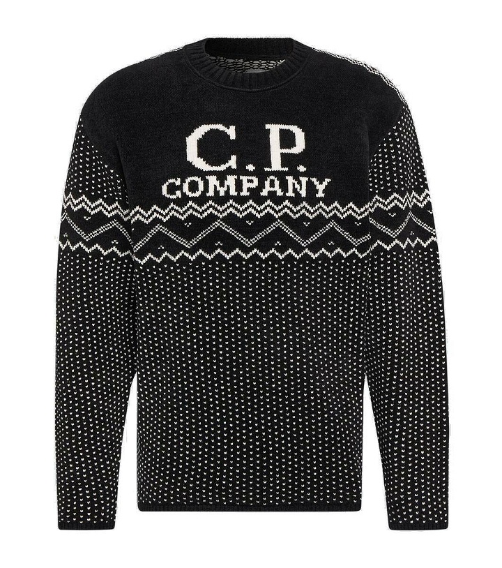 Photo: C.P. Company Chenille cotton jacquard sweater