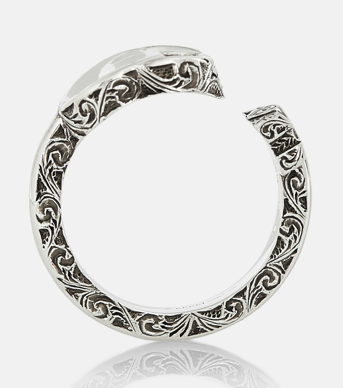 Gucci - Double G sterling silver ring